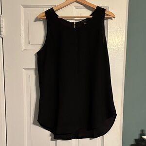 Ann Taylor Black Sleeveless Top